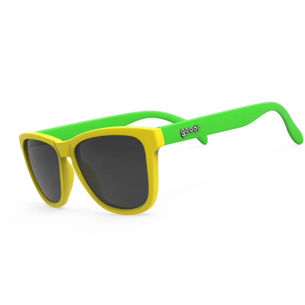 Goodr Peeping Tim's Dino Fetish Polarized Green & Yellow Sunglasses